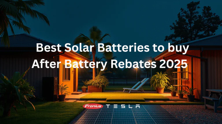Best Solar Batteries to buy After Battery Rebates 2025
